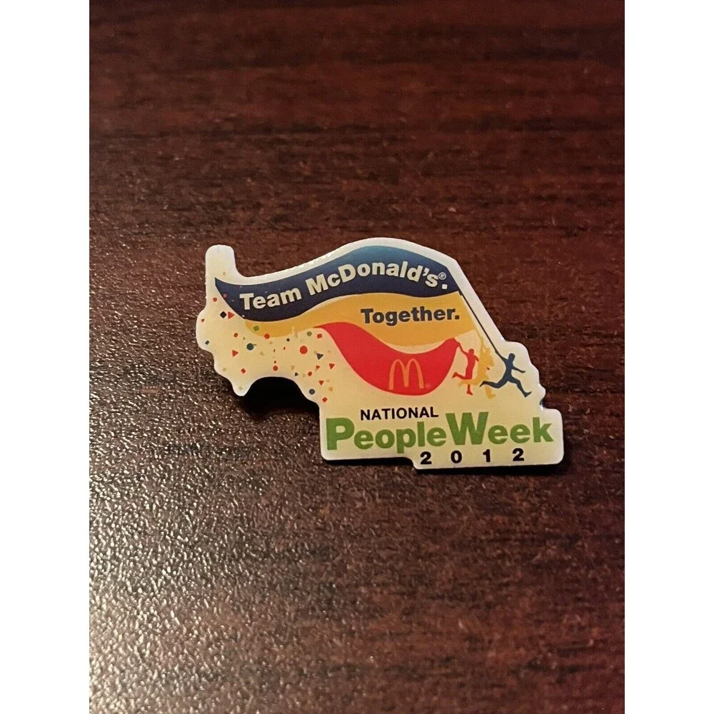 McDonald’s 2012 National People‎ Week Employee Lapel Hat Pin
